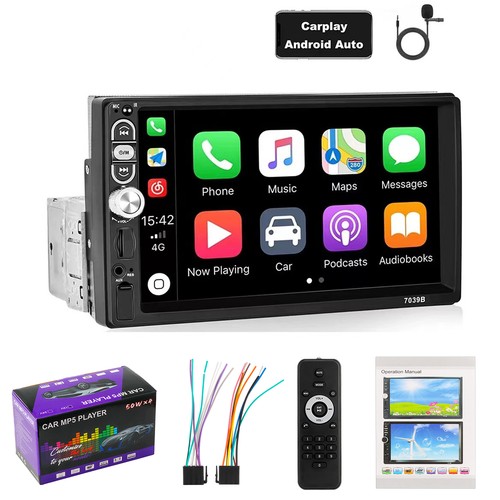 Single 1din car stereo - 7",