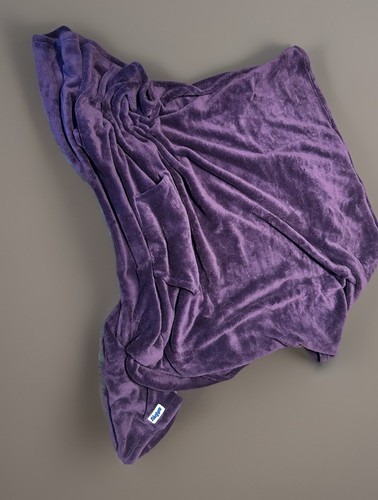 Slanket purple sleeved blanket - slanket,