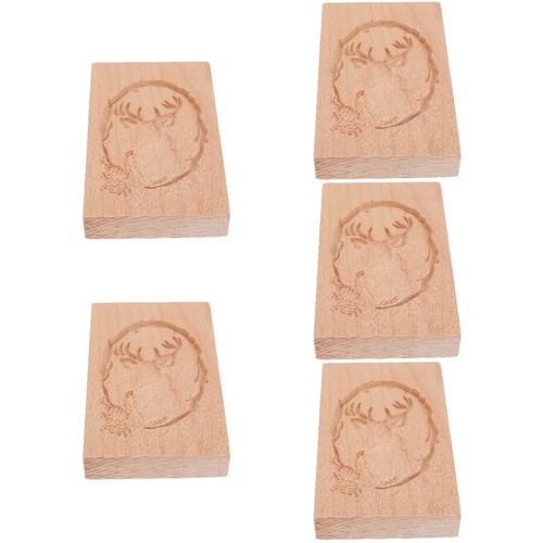 Reusable wooden cookie biscuit - cookie,