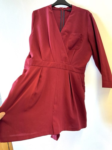 Topshop red occasion playsuit - occasion,