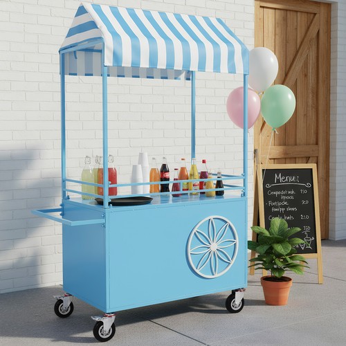 Candy cart with lockable - cart,