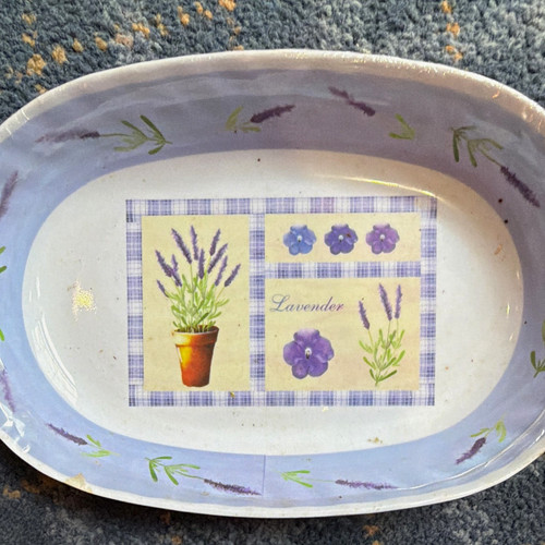 Melamine oval serving tray - melamine,