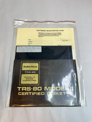 Radio shack trs model ii - shack, trs-80