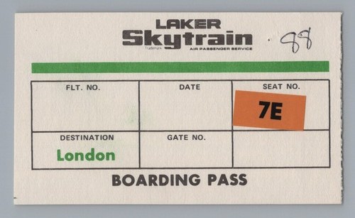 Laker airways skytrain - laker,