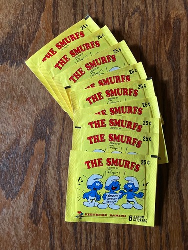 The smurfs album - sticker, packs