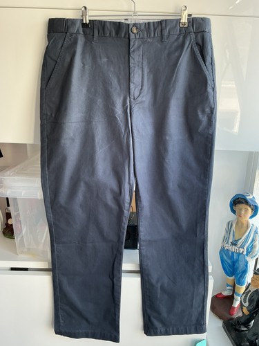 Maine navy chinos elastic - chinos,