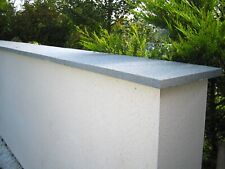 Wall Copings, Natural Grey Granite Double Brick Wall Copings: 600x300x25mm