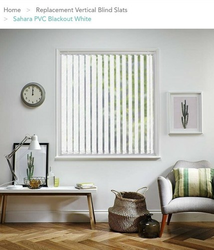 Sahara pvc blackout - sahara, white