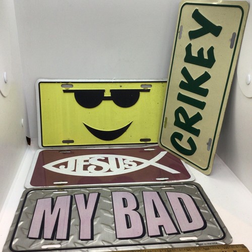 Set license plates - plates, jesus