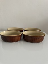 Vintage Stoneware Oval Pie