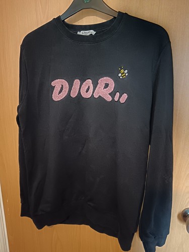 Dior kaws sweatshirt black - dior,
