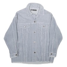 ZARA Womens Blue Cotton