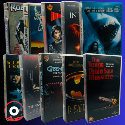 Vhs video tapes blockbuster - vhs,