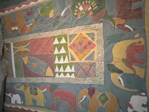 Hand painted african batik - hand,