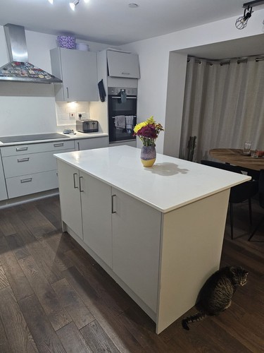 30mm white venato - white, quartz