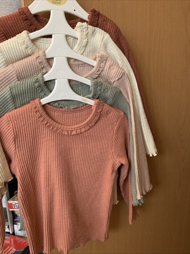 Ribbed long sleeve - ribbed, tops