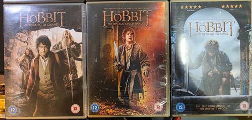 The hobbit trilogy dvd box - trilogy, set