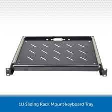 19" Sliding Shelf Tray 1U Rack
