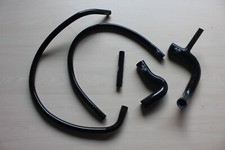 Black silicone hose fit - black,