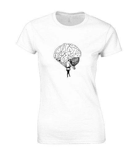 Brain skydiving parachute - brain,