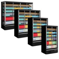 Black glass door - glass, multideck