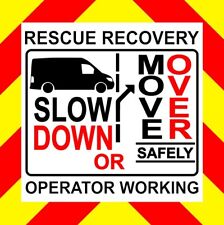 200mm Recovery Truck Sticker