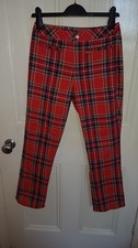 Vintage Dollhouse Red Tartan
