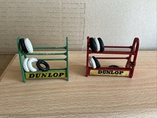 Dinky Toys (1962-66) 786 Dunlop Tyre Rack Stand Garage Accessory x2