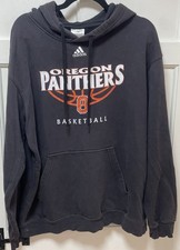 Vintage Adidas Oregon Panthers basketball hoodie Large Black