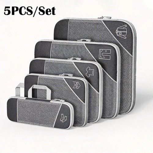 5pc travel packing cubes set - travel,