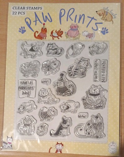 Paw prints clear - paw,
