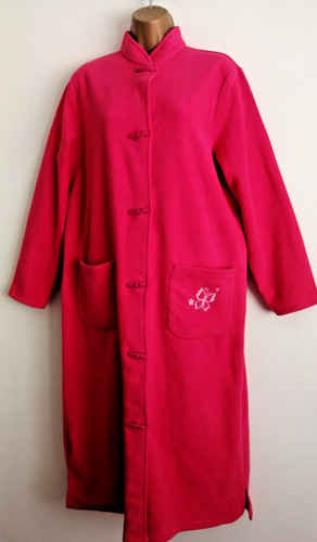 Ladies pink dressing gown - ladies,
