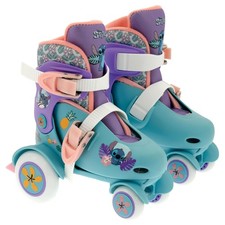 DISNEY STITCH Roller Skates Kids Big Wheel Adjustable 4 Quad Boot New