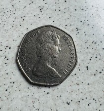  Old and Very Rare  50p coin