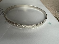 Vintage Silver Diamond cut