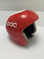 POC Ski Racing Helmet Skull Orbic Comp 51-54cm RED Face/Chin Guard