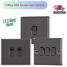 Single double light switch - light,