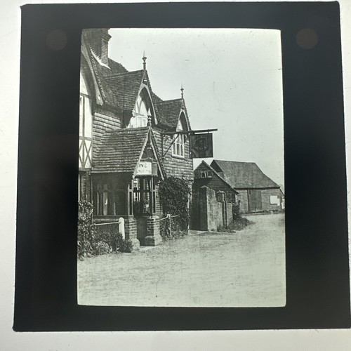Antique magic lantern slide - antique,