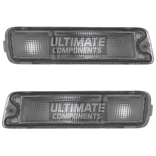 Front indicators side - side, lamps
