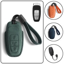 Suede Leather Car Key Case