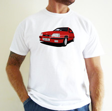 ASTRA GTE CAR ART T-SHIRT. PERSONALISE IT! 