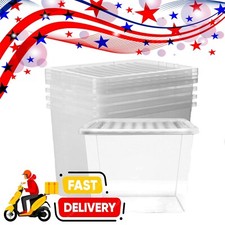 XL 80 Litre Clear Plastic Home