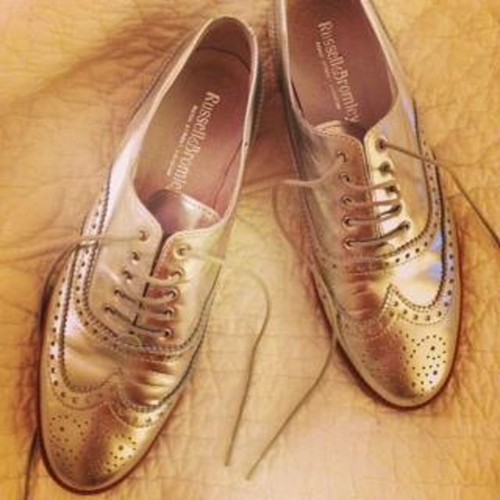 Russell bromley jeeves gold - &,
