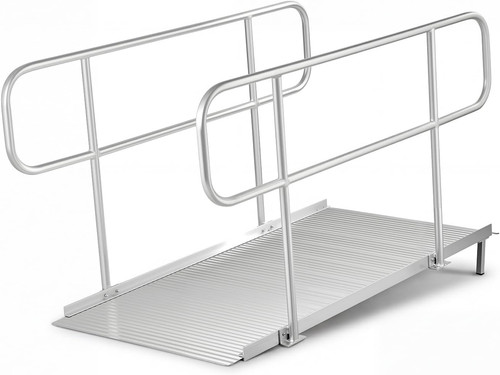 Wheelchair ramp with - wheelchair,