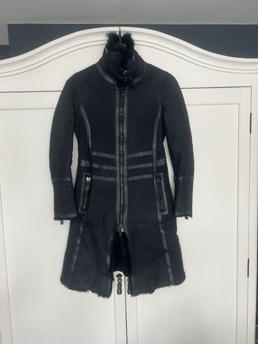 Emporio armani sheepskin coat - armani,