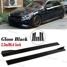 Glossy Black 86.6'' Side Skirt