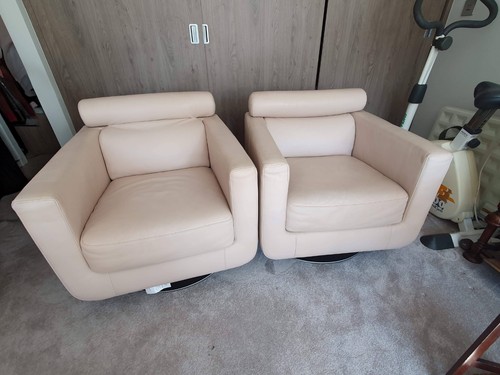 Natuzzi modern swivel - 2x,