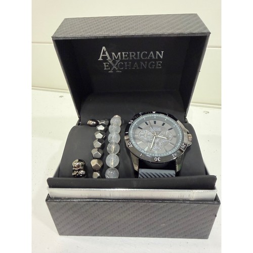 American exchange mens black - american,