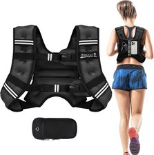 Weighted Vest 30lb 13.6 kg Strength Training Adjustable Size Convenient Pocket