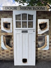 Reclaimed Victorian Edwardian Wooden Panel Door 2028 Or 2025 x 805mm